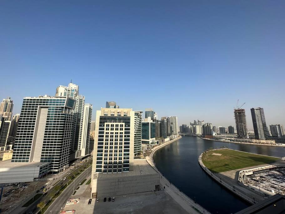 Ferienwohnung Manzil - Cozy Studio Nr Downtown W Canal Views Dubai Exterior foto