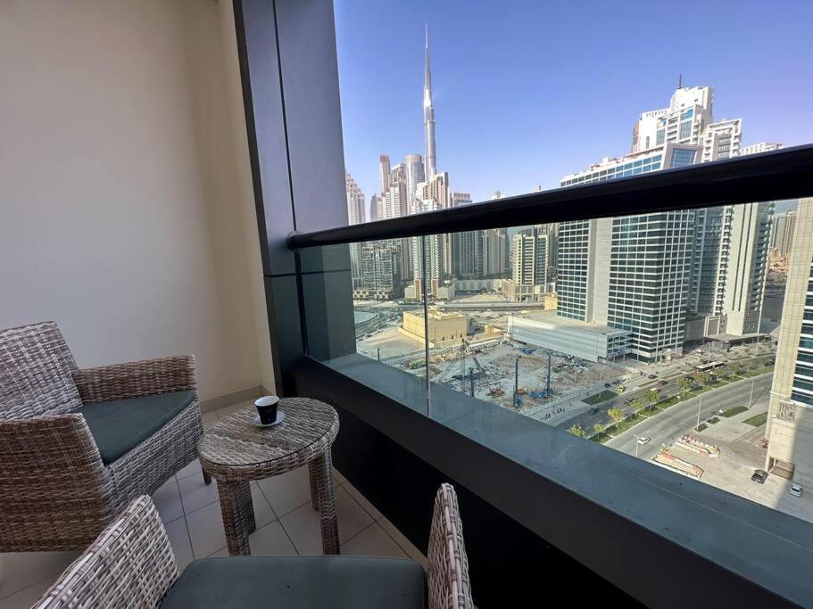 Ferienwohnung Manzil - Cozy Studio Nr Downtown W Canal Views Dubai Exterior foto